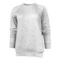 QUILTED RAGLAN CREWNECK