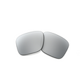 A pair of Kore Essentials polarized replacement lenses sit on a white background