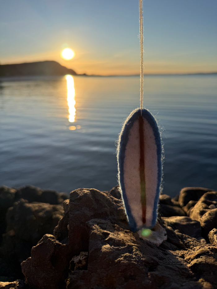 Reusable Surfboard Air Freshener - Citrus Burst Scent