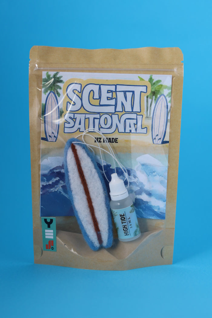 Reusable Surfboard Air Freshener - High Tide Scent