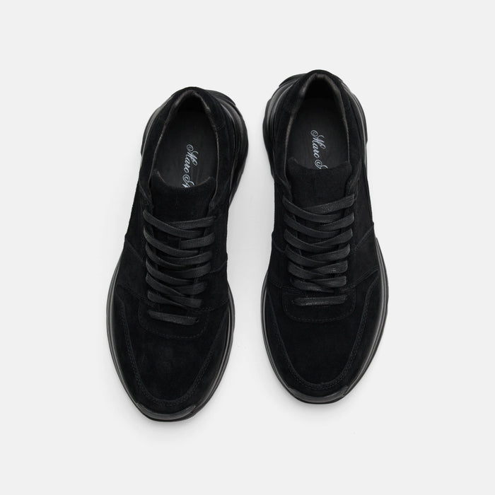 Ronnie Black Suede Sneakers