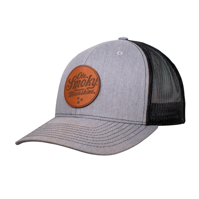 SADDLE BROWN LOGO PATCH HAT