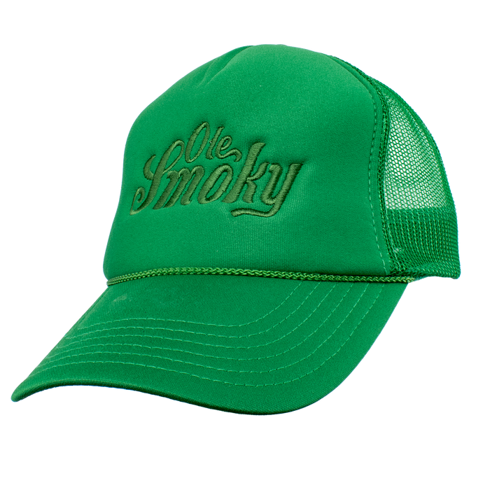 SCRIPT FOAM TRUCKER HAT - KELLY