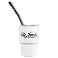 SCRIPT MINI TUMBLER -  WHITE