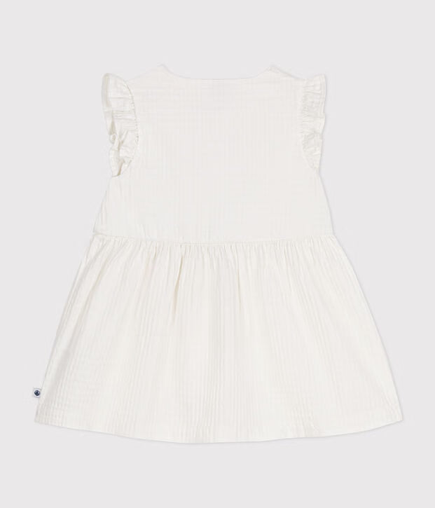 SS24-A09N4 01 WHITE BABY DRESSES SALE
