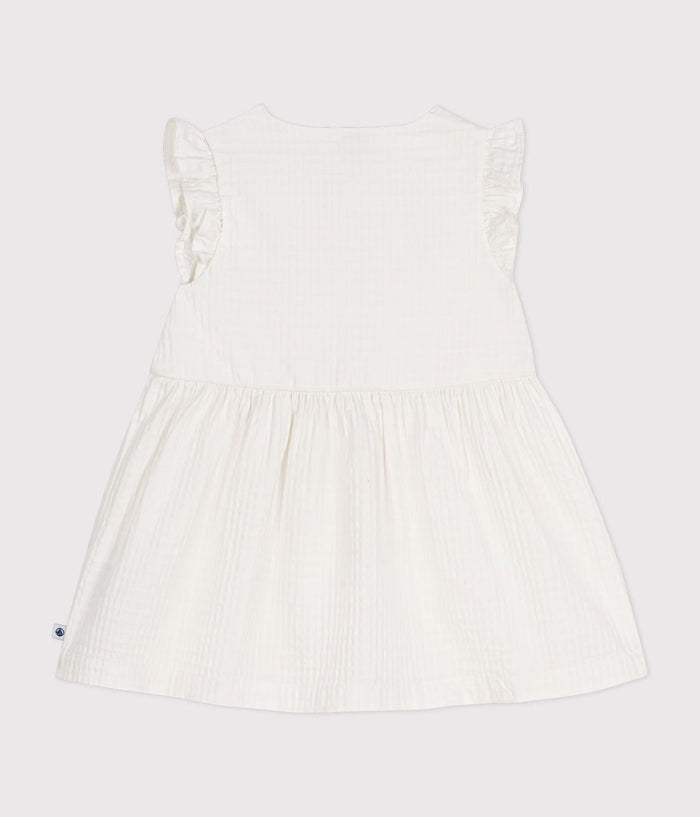 SS24-A09N4 01 WHITE BABY DRESSES SALE