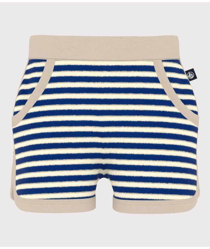 SS24-A0AC7 01 BLUE WHITE 25% SALE 50% HEARTS SAILOR SHORTS STRIPES SUMMER SPRING 2024