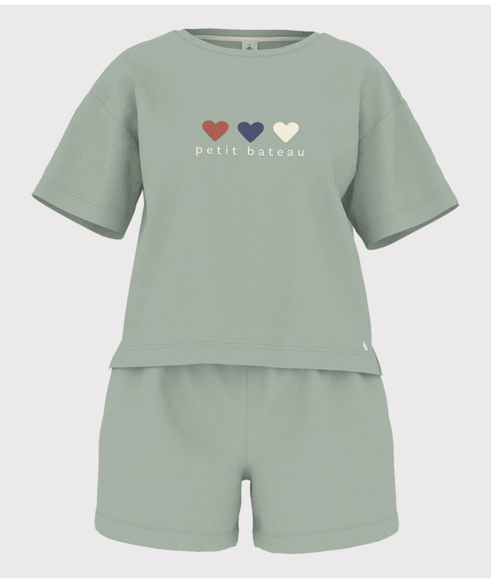 SS24-A0ADR 01 HERBIER 25% SALE 50% SHORT SLEEVES HEARTS HOMEWEAR ICONIC PYJAMAS SUMMER SPRING 2024