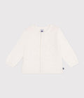 SS25 - A0CEP 01 WHITE CARDIGAN LONG SLEEVES SPRING SUMMER 2025