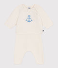 SS25 - A0CEW 07 WHITE NEWBORN SAILOR SETS