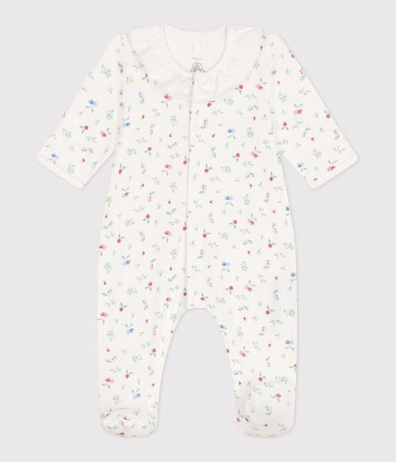 SS25 - A0CHD 01 WHITE MULTI BODYSUITS NEWBORN SPRING SUMMER 2025
