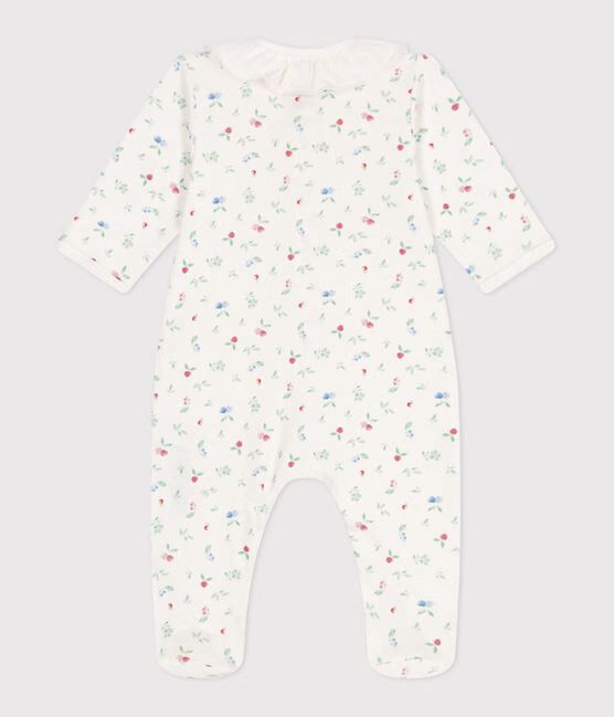 SS25 - A0CHD 01 WHITE MULTI BODYSUITS NEWBORN SPRING SUMMER 2025
