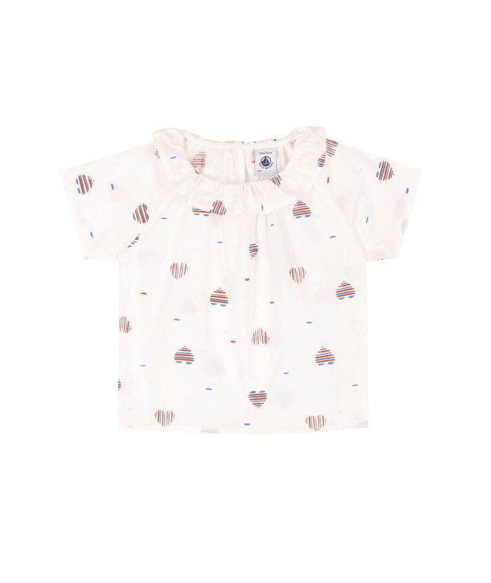 SS25 - A0CKR 01 WHITE MULTI HEARTS SPRING SUMMER 2025 TOPS