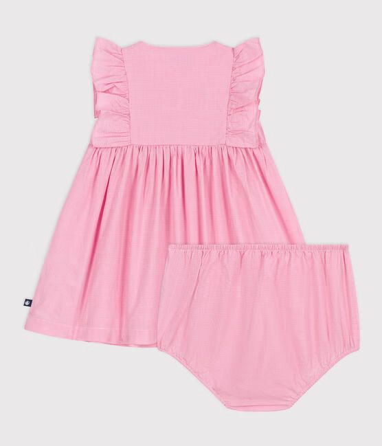 SS25 - A0CLO 01 WHITE PINK DRESSES NEWBORN SPRING SUMMER 2025