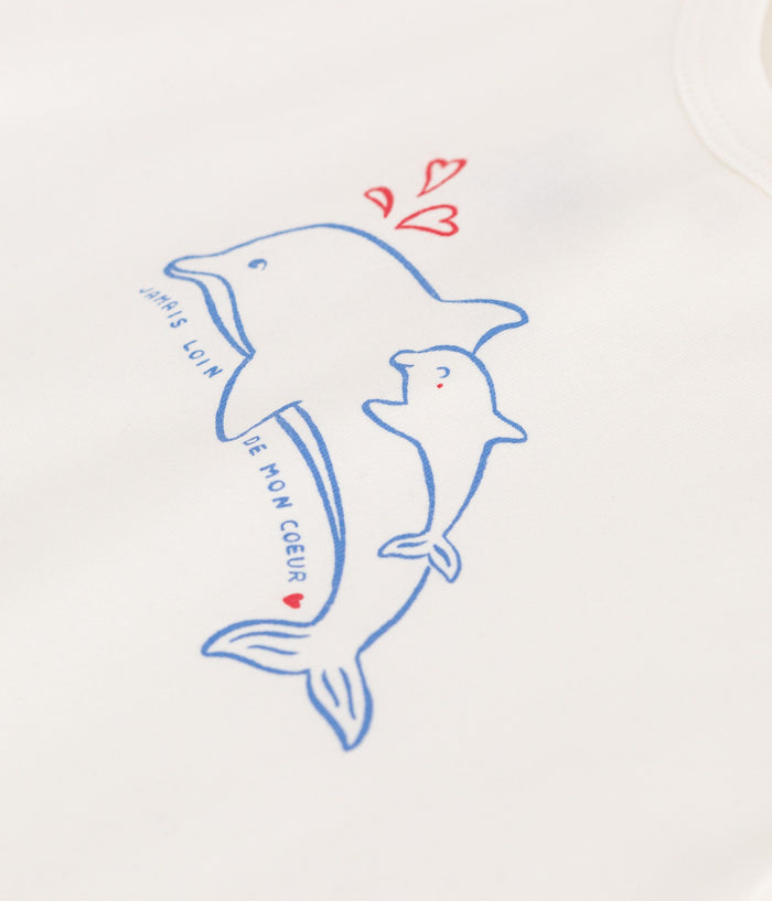 SS25 - A0CWB 02 WHITE DOLFIN 25% SALE SAILOR SPRING SUMMER 2025 TEE
