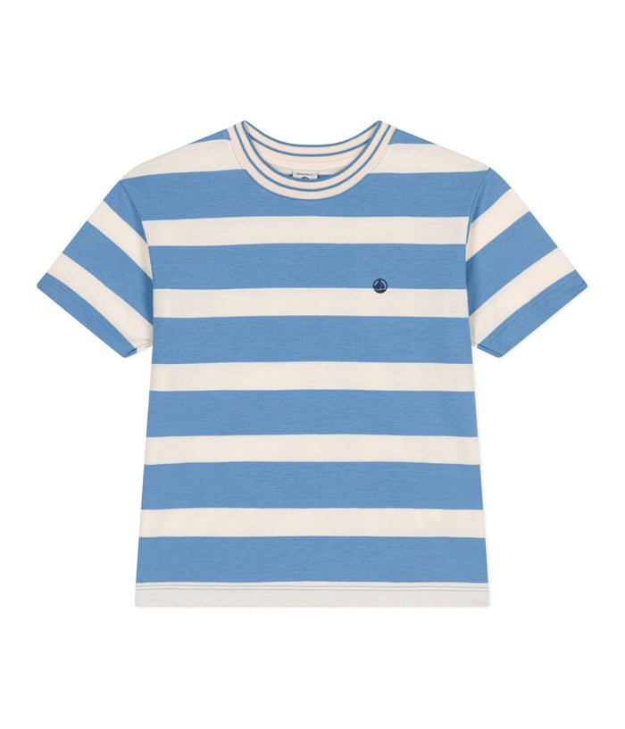 SS25 - A0CYN 01 BLUE CREAM SPRING SUMMER 2025 STRIPES TSHIRTS