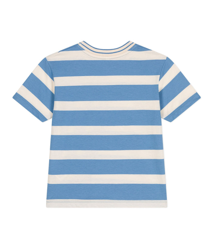 SS25 - A0CYN 01 BLUE CREAM SPRING SUMMER 2025 STRIPES TSHIRTS