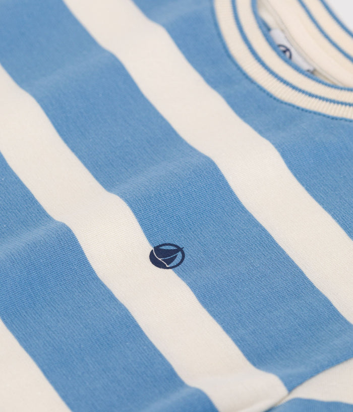 SS25 - A0CYN 01 BLUE CREAM SPRING SUMMER 2025 STRIPES TSHIRTS