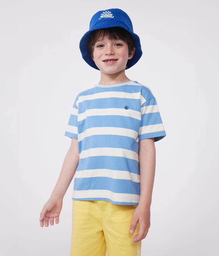 SS25 - A0CYN 01 BLUE CREAM SPRING SUMMER 2025 STRIPES TSHIRTS