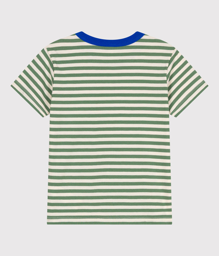 SS25 - A0CYX 01 GREEN CREAM 25% SALE SPRING SUMMER 2025 STRIPES TSHIRTS