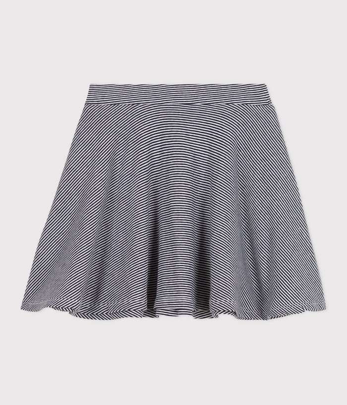 SS25 - A0D37 01 NAVY WHITE 25% SALE SKIRT SPRING SUMMER 2025 STRIPES