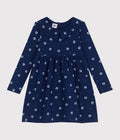 SS25 - A0D6J 01 NAVY WHITE 25% SALE DRESSES FLORAL LONG SLEEVES SPRING SUMMER 2025
