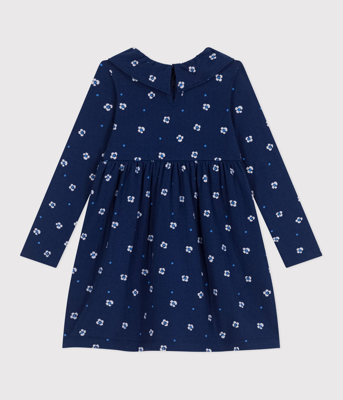 SS25 - A0D6J 01 NAVY WHITE 25% SALE DRESSES FLORAL LONG SLEEVES SPRING SUMMER 2025