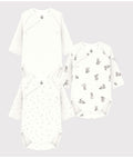 SS26 - A0ASC 00 WHITE GREY BABY BODYSUITS NEWBORN SPRING SUMMER 2026 STARS