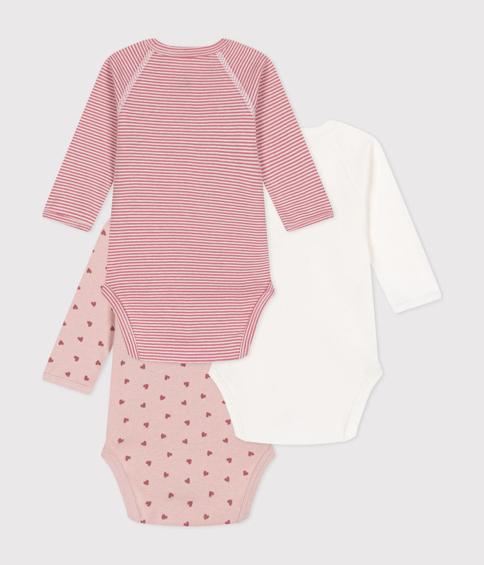 SS26 - A0ATI 98 PINK MULTI BABY BODYSUITS FALL WINTER 2025/26 NEWBORN STARS STRIPES