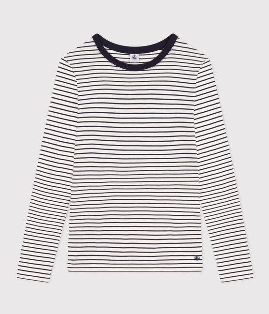 SS26 - A0BLL 04 WHITE NAVY SPRING SUMMER 2026 STRIPES TOPS WOMEN