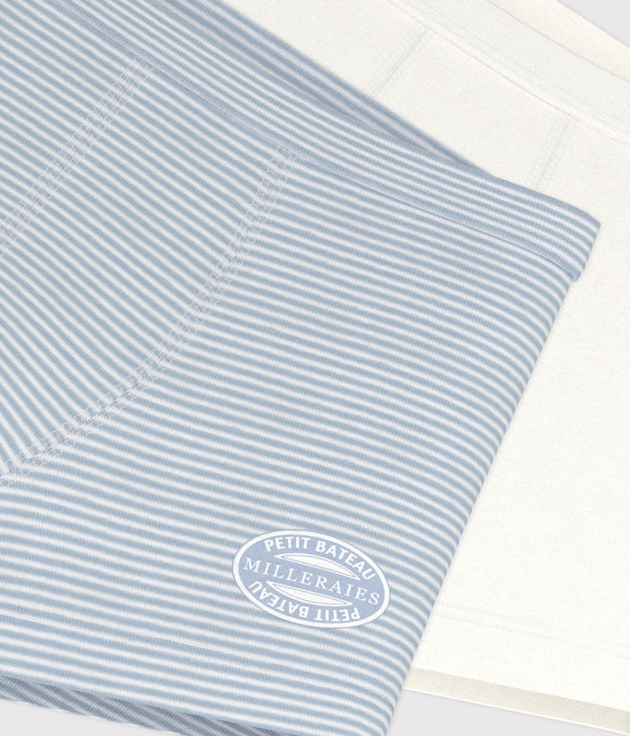 SS26 - A0BMJ 00 WHITE BLUE SPRING SUMMER 2026 STRIPES UNDERWEAR