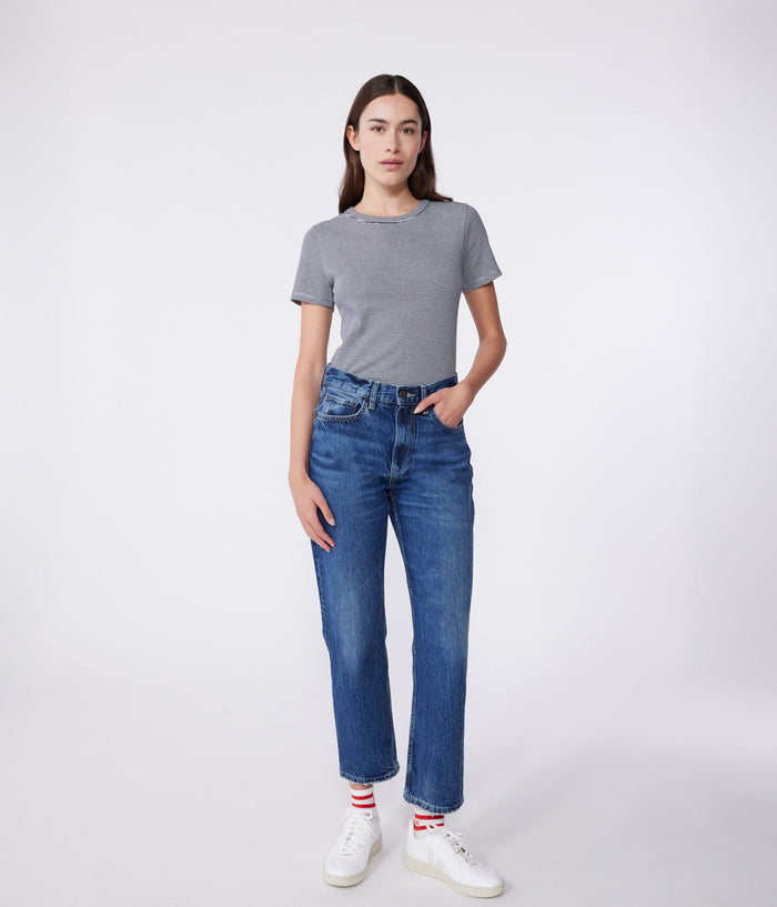 SS26 - A0BOK 01 NAVY WHITE PERMANENTS SPRING SUMMER 2026 STRIPES TOPS