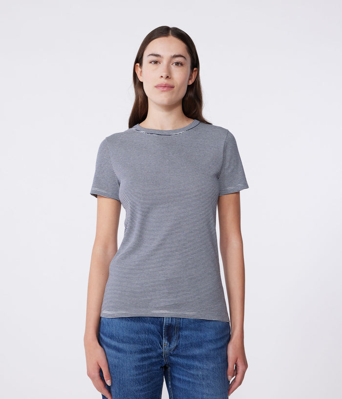 SS26 - A0BOK 01 NAVY WHITE PERMANENTS SPRING SUMMER 2026 STRIPES TOPS
