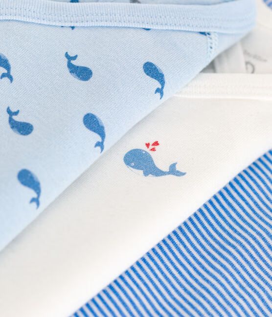 SS26 - A0CCZ 00 BLUE MULTI BABY BODYSUITS FALL WINTER 2025/26 NEWBORN SAILOR STRIPES