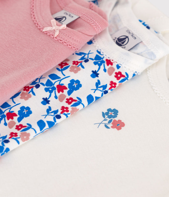 SS26 - A0CQI 00 MULTI BABY BODYSUITS FLORAL NEWBORN SPRING SUMMER 2025
