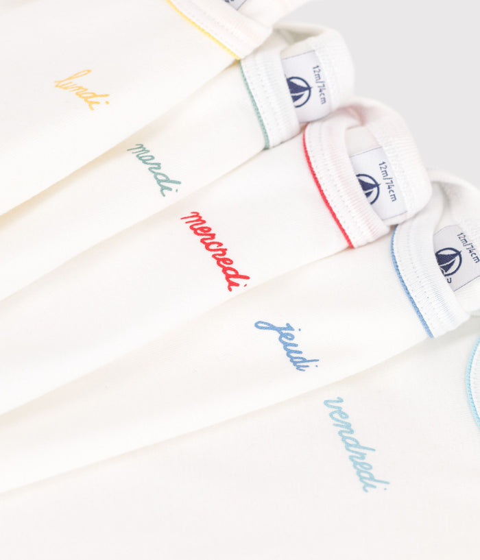SS26 - A0CR2 00 WHITE BABY BODYSUITS PARISIAN SPRING SUMMER 2026