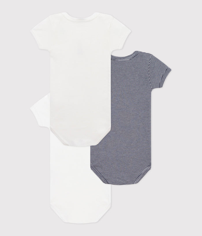 SS26 - A0CRQ 00 WHITE NAVY BABY BODYSUITS FALL WINTER 2025/26 PARISIAN STRIPES