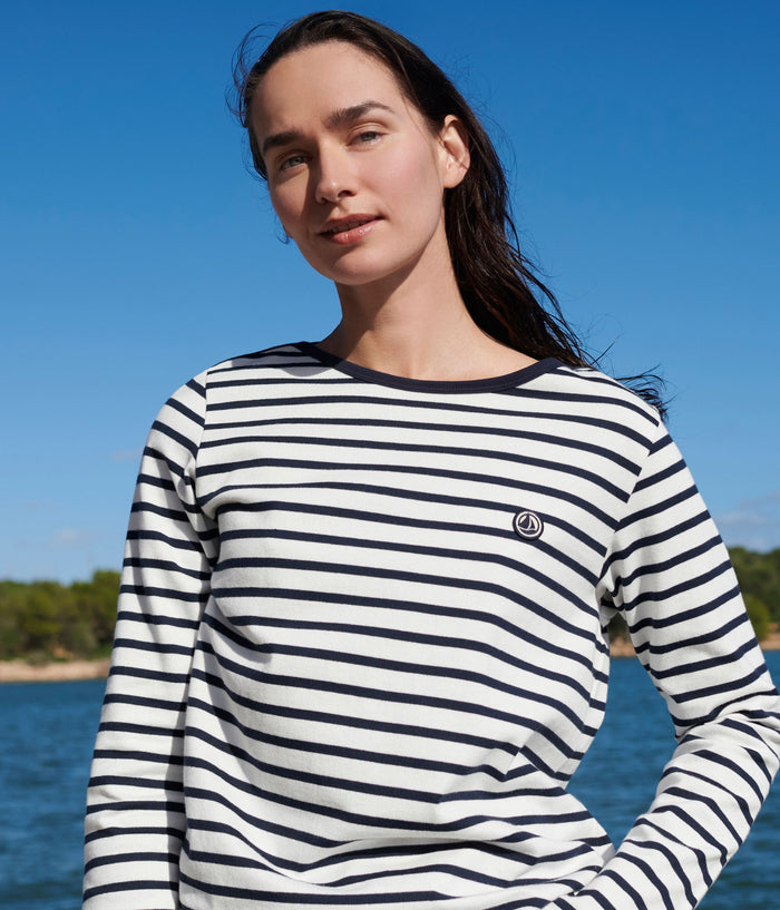 SS26 - A0D08 01 WHITE NAVY SPRING SUMMER 2026 STRIPES TOPS