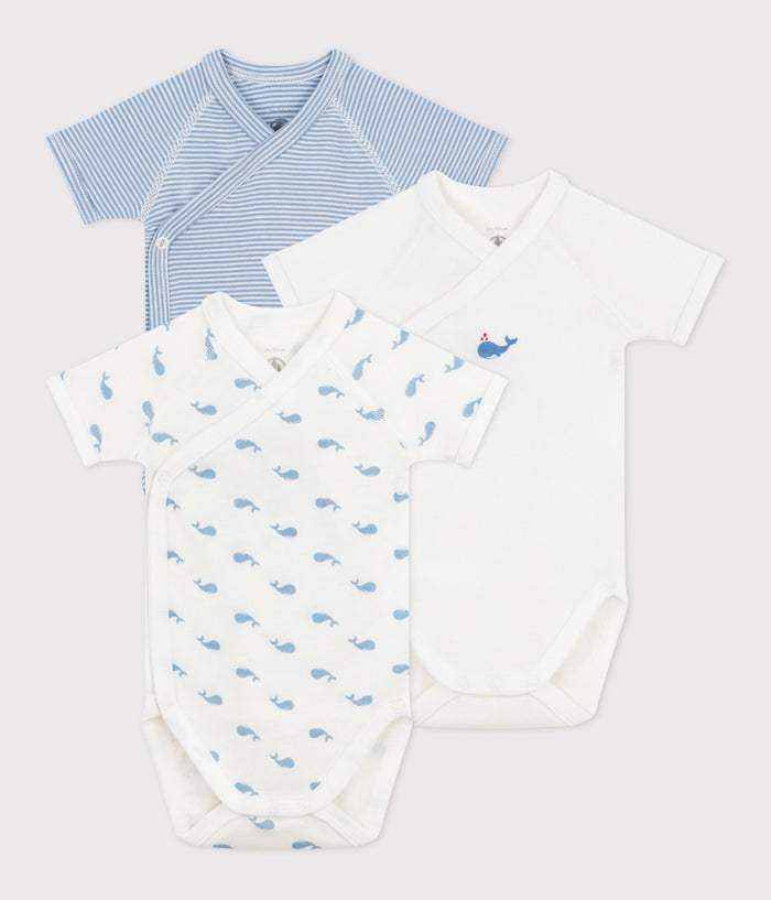 SS26 - A0DZR 00 BLUE MULTI BABY BODYSUITS NEWBORN SAILOR SPRING SUMMER 2026 STRIPES