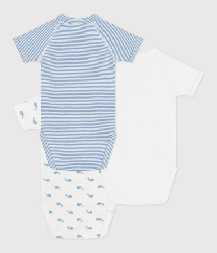 SS26 - A0DZR 00 BLUE MULTI BABY BODYSUITS NEWBORN SAILOR SPRING SUMMER 2026 STRIPES