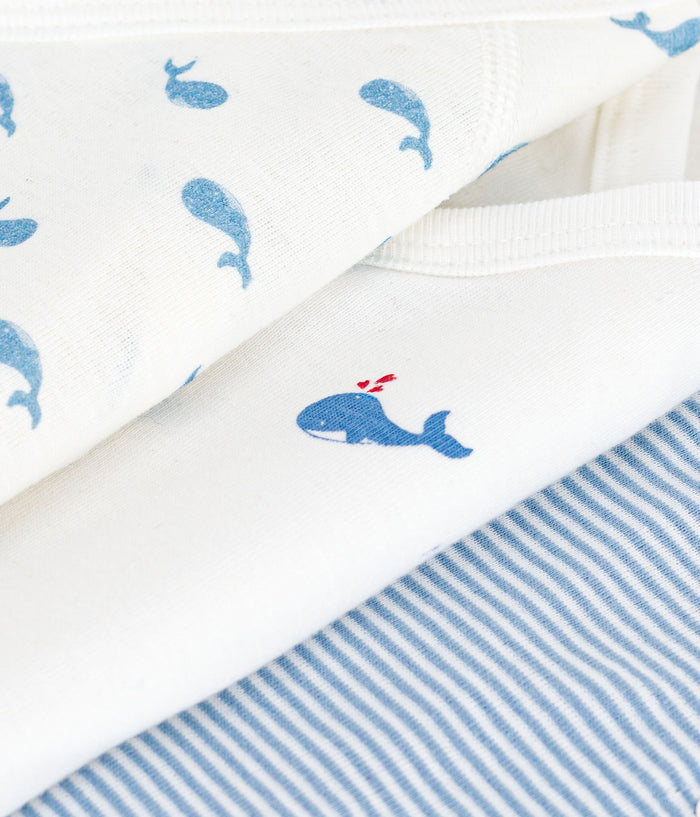 SS26 - A0DZR 00 BLUE MULTI BABY BODYSUITS NEWBORN SAILOR SPRING SUMMER 2026 STRIPES