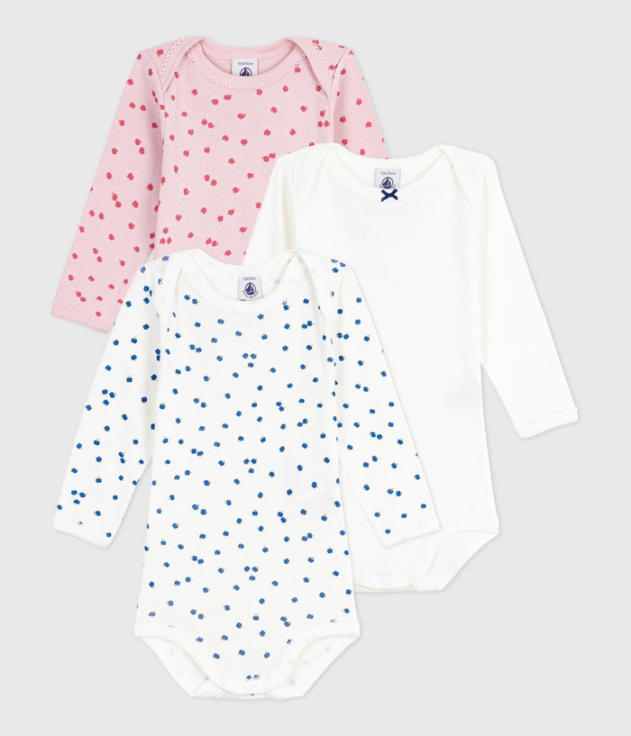 SS26 - A0E97 00 MULTI BABY BODYSUITS FLORAL NEWBORN SPRING SUMMER 2026