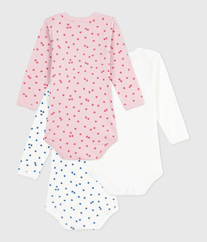SS26 - A0E97 00 MULTI BABY BODYSUITS FLORAL NEWBORN SPRING SUMMER 2026