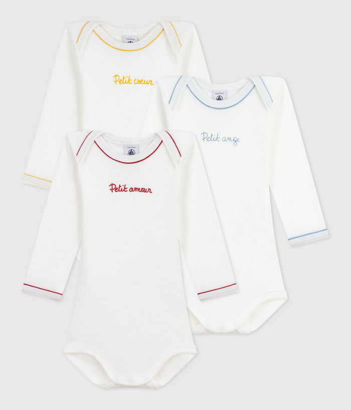 SS26 - A0EAZ 00 WHITE BABY BODYSUITS FALL WINTER 2025/26 NEWBORN