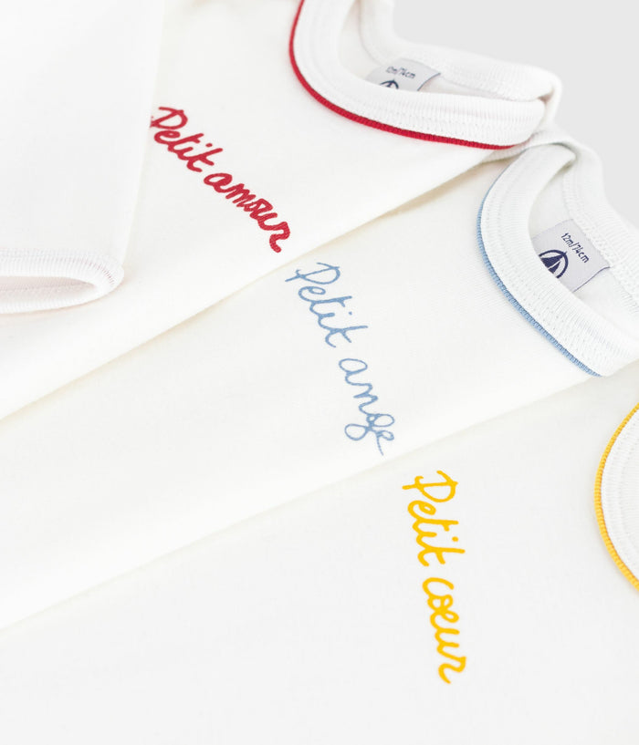SS26 - A0EAZ 00 WHITE BABY BODYSUITS FALL WINTER 2025/26 NEWBORN