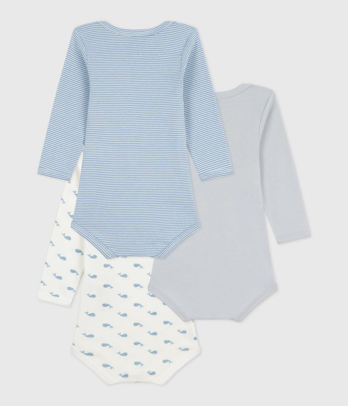 SS26 - A0EB1 00 WHITE MULTI BABY BODYSUITS FALL WINTER 2025/26 NEWBORN SAILOR STRIPES