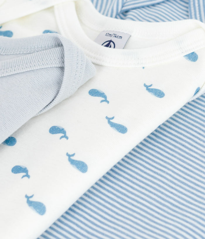 SS26 - A0EB1 00 WHITE MULTI BABY BODYSUITS FALL WINTER 2025/26 NEWBORN SAILOR STRIPES
