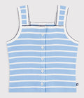 SS26 - A0EZK 01 BLUE WHITE GIRL SPRING SUMMER 2026 STRIPES TOPS