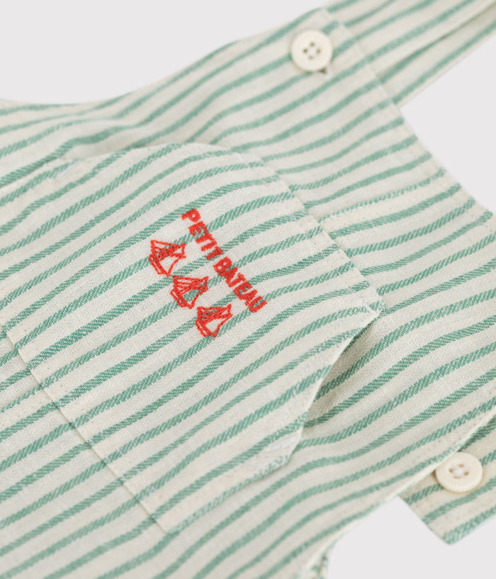 SS26 - A0F4F 01 CREAM GREEN BABY NEW ARRIVAL SPRING SUMMER 2026 STRIPES