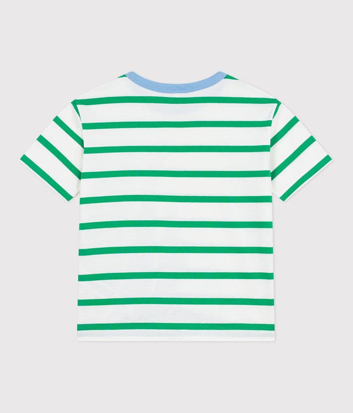 SS26 - A0F64 01 WHITE GREEN NEW ARRIVAL SPRING SUMMER 2026 STRIPES TOPS